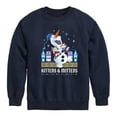 thumbnail image 1 of Frozen 2 - Kittens And Mittens - Toddler And Youth Crewneck Fleece Sweatshirt, 1 of 5