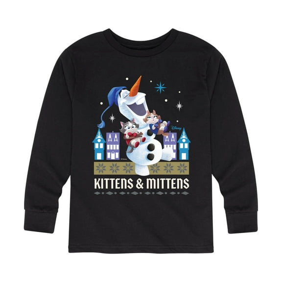Frozen 2 - Kittens And Mittens - Toddler And Youth Long Sleeve Graphic T-Shirt