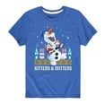 thumbnail image 1 of Frozen 2 - Kittens And Mittens - Toddler And Youth Short Sleeve Graphic T-Shirt, 1 of 5