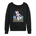 thumbnail image 1 of Frozen 2 - Kittens And Mittens - Women's Lightweight French Terry Long Sleeve Shirt, 1 of 5