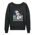 thumbnail image 1 of Frozen 2 - Kittens And Mittens - Women's Lightweight French Terry Long Sleeve Shirt, 1 of 5