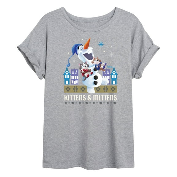 Frozen 2 - Kittens And Mittens  - Women's Oversized T-Shirt