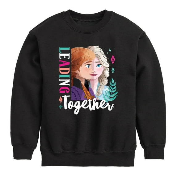 Frozen 2 - Leading Together - Toddler And Youth Crewneck Fleece Sweatshirt