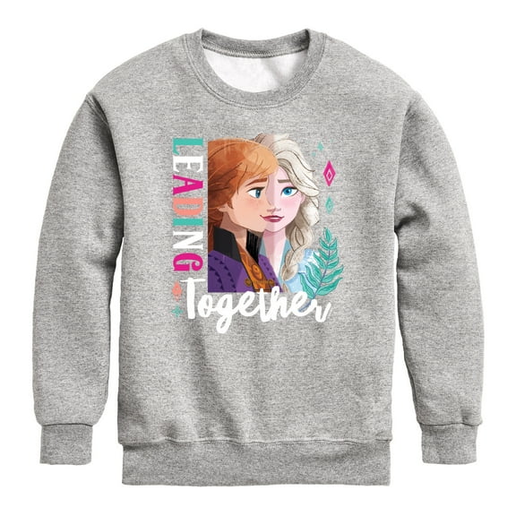 Frozen 2 - Leading Together - Toddler And Youth Crewneck Fleece Sweatshirt