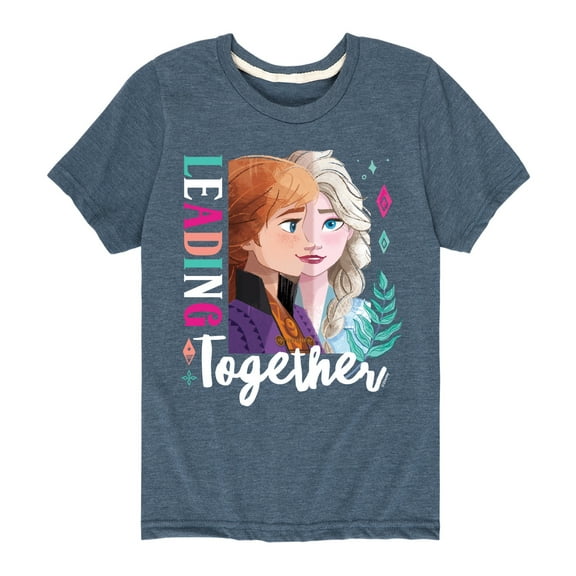 Frozen 2 - Leading Together - Toddler And Youth Short Sleeve Graphic T-Shirt