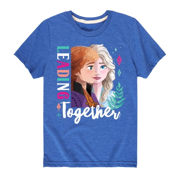 Frozen 2 - Leading Together - Toddler And Youth Short Sleeve Graphic T-Shirt