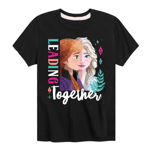 Frozen 2 - Leading Together - Toddler And Youth Short Sleeve Graphic T-Shirt