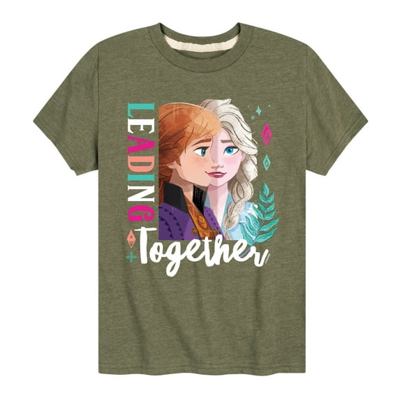 Frozen 2 - Leading Together - Toddler And Youth Short Sleeve Graphic T-Shirt