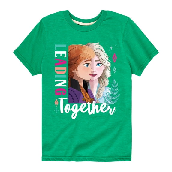 Frozen 2 - Leading Together - Toddler And Youth Short Sleeve Graphic T-Shirt