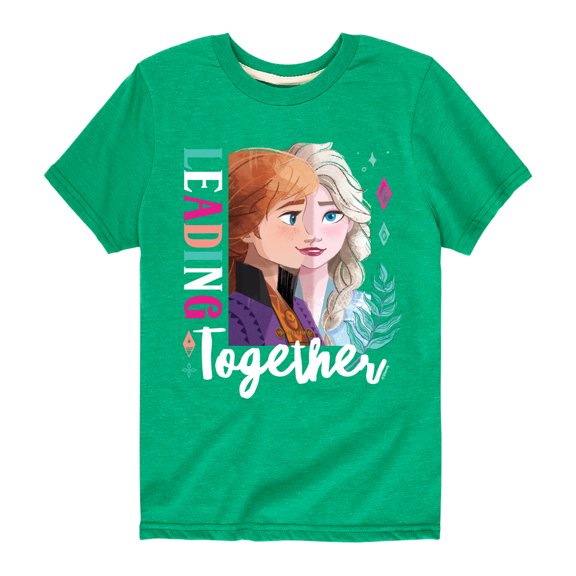 Frozen 2 - Leading Together - Toddler And Youth Short Sleeve Graphic T-Shirt