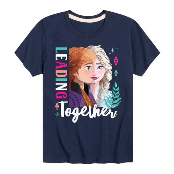 Frozen 2 - Leading Together - Toddler And Youth Short Sleeve Graphic T-Shirt