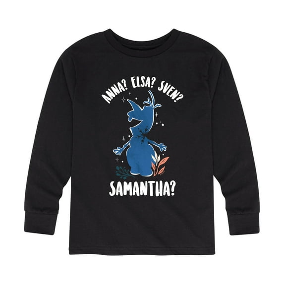 Frozen 2 - Lost Olaf - Toddler And Youth Long Sleeve Graphic T-Shirt