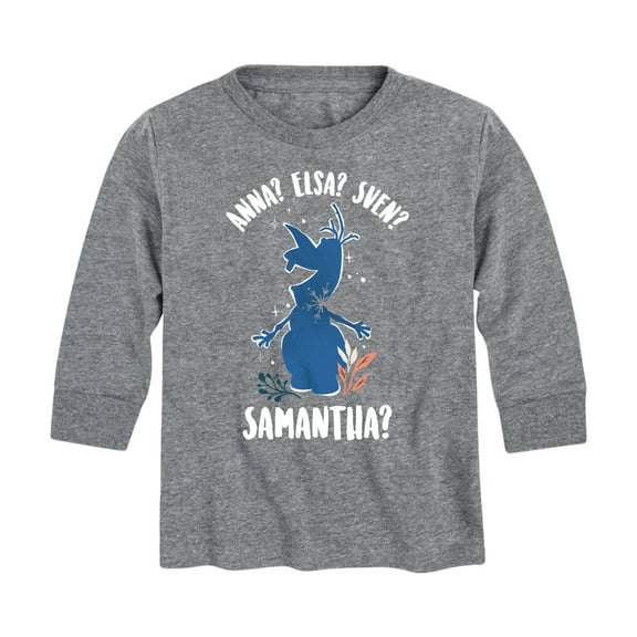 Frozen 2 - Lost Olaf - Toddler And Youth Long Sleeve Graphic T-Shirt