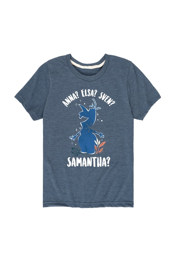 Frozen 2 - Lost Olaf - Toddler And Youth Short Sleeve Graphic T-Shirt