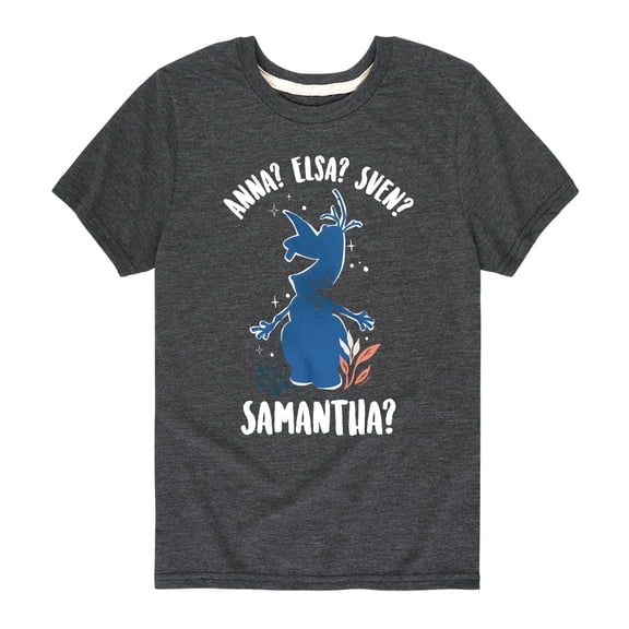 Frozen 2 - Lost Olaf - Toddler And Youth Short Sleeve Graphic T-Shirt