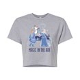 thumbnail image 1 of Frozen 2 - Magic In The Air  - Juniors Cropped Cotton Blend T-Shirt, 1 of 5