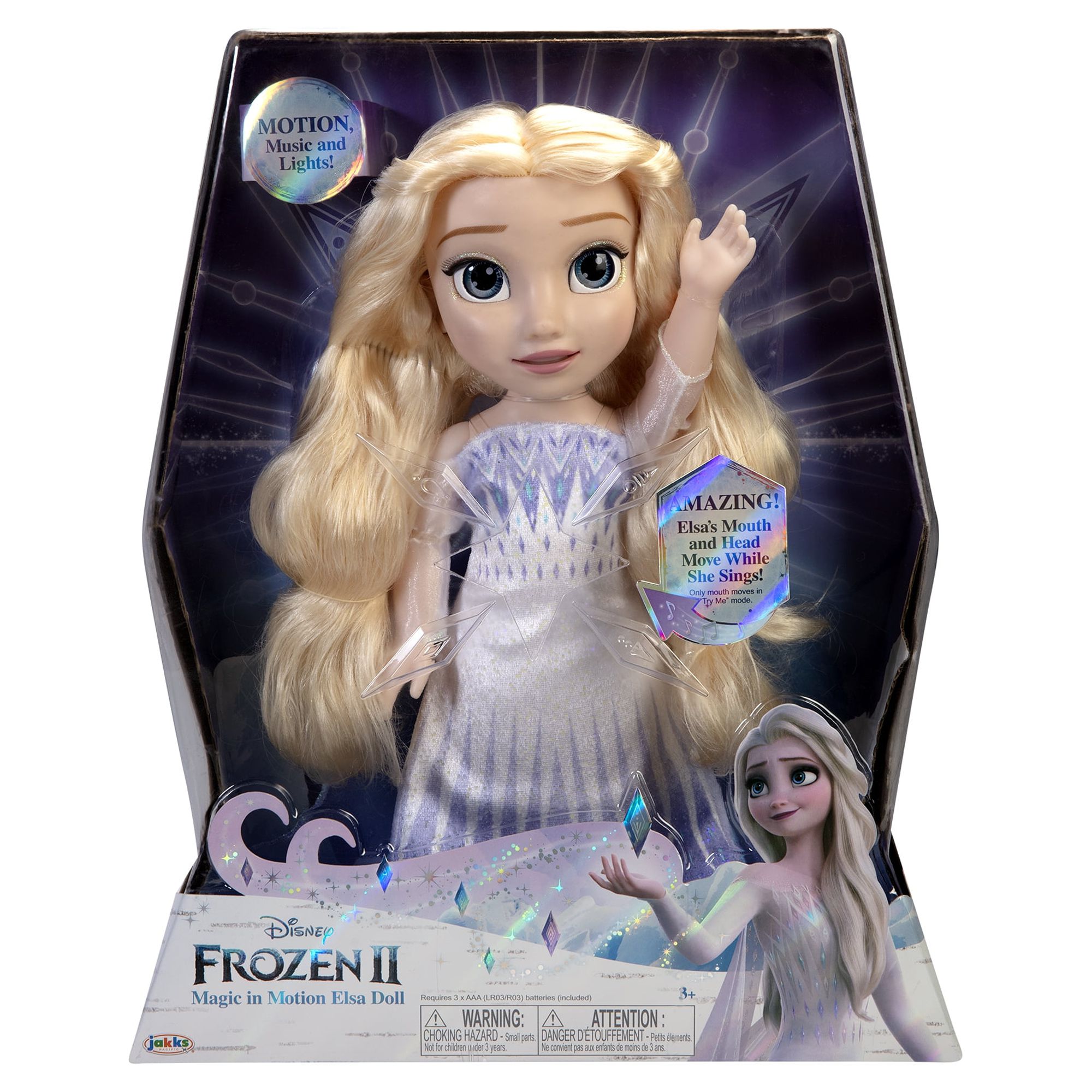 Frozen 2 Magic in Motion Queen Elsa Princess, Fairy & Magic 14" Doll - image 1 of 11
