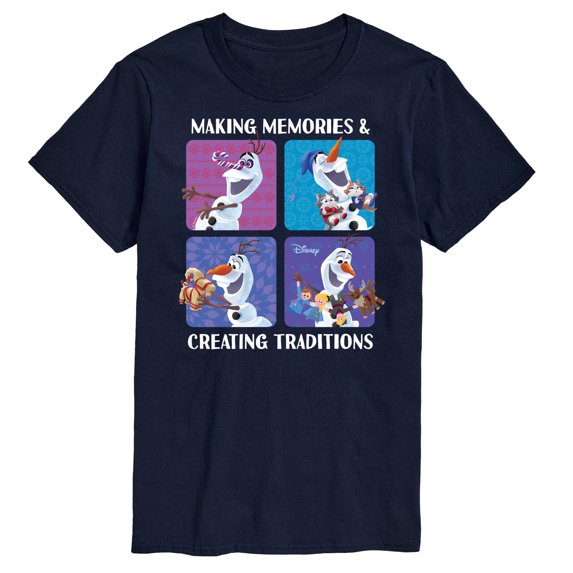 Frozen 2 - Making Memories Creating Traditions - Men's Short Sleeve Graphic T-Shirt