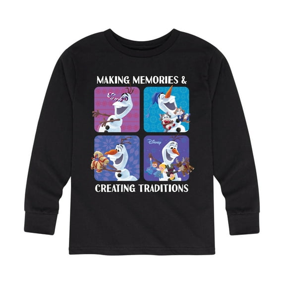 Frozen 2 - Making Memories Creating Traditions - Toddler And Youth Long Sleeve Graphic T-Shirt