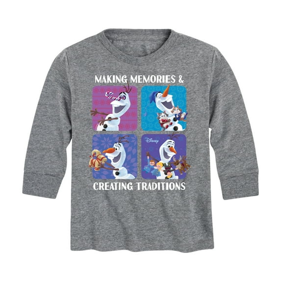 Frozen 2 - Making Memories Creating Traditions - Toddler And Youth Long Sleeve Graphic T-Shirt