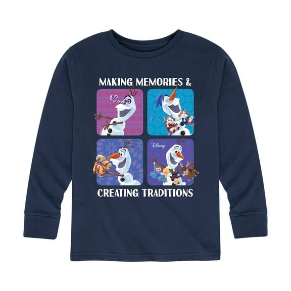 Frozen 2 - Making Memories Creating Traditions - Toddler And Youth Long Sleeve Graphic T-Shirt