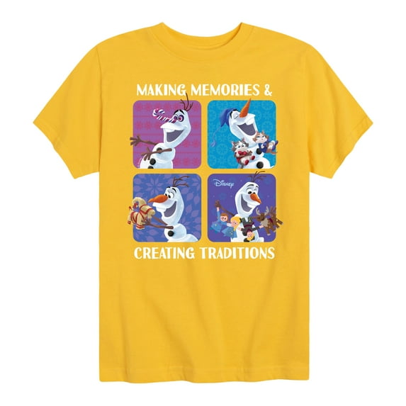 Frozen 2 - Making Memories Creating Traditions - Toddler And Youth Short Sleeve Graphic T-Shirt
