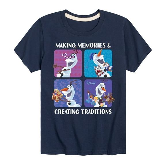 Frozen 2 - Making Memories Creating Traditions - Toddler And Youth Short Sleeve Graphic T-Shirt