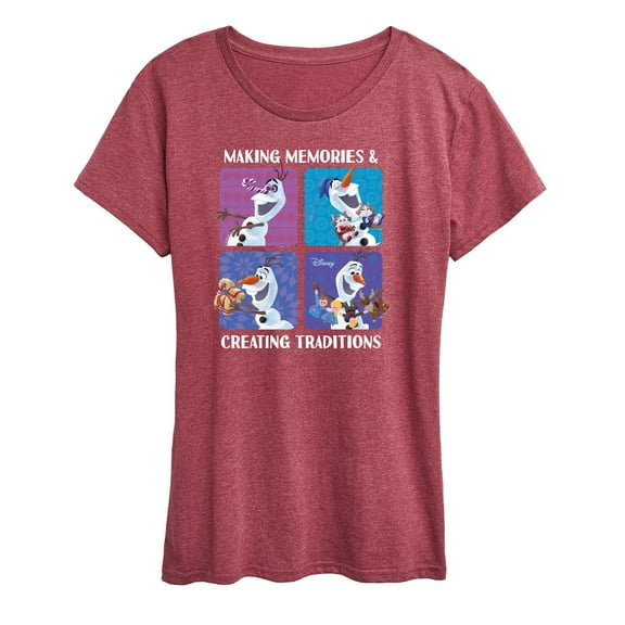 Frozen 2 - Making Memories Creating Traditions - Women's Short Sleeve Graphic T-Shirt