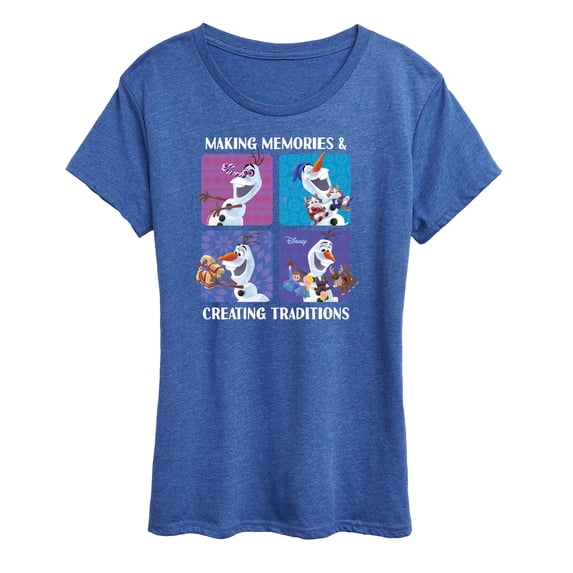Frozen 2 - Making Memories Creating Traditions - Women's Short Sleeve Graphic T-Shirt