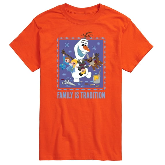 Frozen 2 - Olaf Family Is Tradition - Men's Short Sleeve Graphic T-Shirt