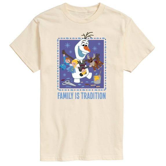 Frozen 2 - Olaf Family Is Tradition - Men's Short Sleeve Graphic T-Shirt