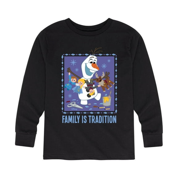 Frozen 2 - Olaf Family Is Tradition - Toddler And Youth Long Sleeve Graphic T-Shirt