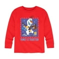 thumbnail image 1 of Frozen 2 - Olaf Family Is Tradition - Toddler And Youth Long Sleeve Graphic T-Shirt, 1 of 5