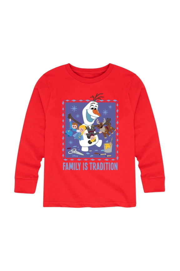 Frozen 2 - Olaf Family Is Tradition - Toddler And Youth Long Sleeve Graphic T-Shirt