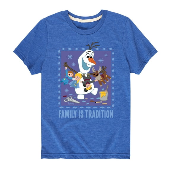 Frozen 2 - Olaf Family Is Tradition - Toddler And Youth Short Sleeve Graphic T-Shirt