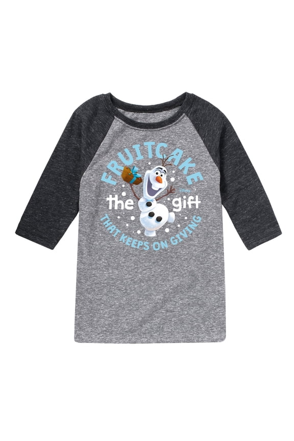 Frozen 2 - Olaf Fruitcake - Toddler And Youth Raglan Graphic T-Shirt