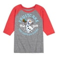 thumbnail image 1 of Frozen 2 - Olaf Fruitcake - Toddler And Youth Raglan Graphic T-Shirt, 1 of 6