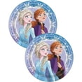 thumbnail image 1 of Frozen 2 Party Plates 2-Pack – 9″ Round Paper Plates, 8 Count per Pack (16 Total), 1 of 4