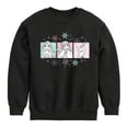 thumbnail image 1 of Frozen 2 - Pastel Character Grid - Toddler And Youth Crewneck Fleece Sweatshirt, 1 of 5