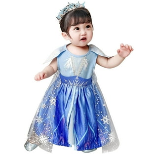 Frozen costume for baby girl top