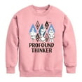 thumbnail image 1 of Frozen 2 - Profound Thinker - Toddler And Youth Crewneck Fleece Sweatshirt, 1 of 4