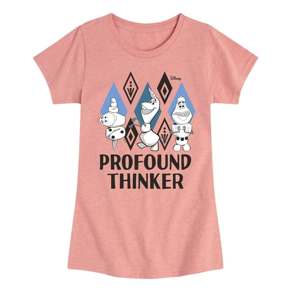 Frozen 2 - Profound Thinker - Toddler And Youth Girls Short Sleeve Graphic T-Shirt