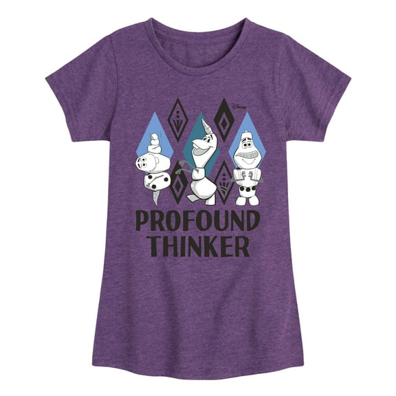 Frozen 2 - Profound Thinker - Toddler And Youth Girls Short Sleeve Graphic T-Shirt
