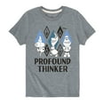 thumbnail image 1 of Frozen 2 - Profound Thinker - Toddler And Youth Short Sleeve Graphic T-Shirt, 1 of 5