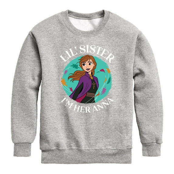 Frozen 2 - Sister Anna - Toddler And Youth Crewneck Fleece Sweatshirt