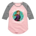 thumbnail image 1 of Frozen 2 - Sister Anna - Toddler And Youth Girls Raglan Graphic T-Shirt, 1 of 5