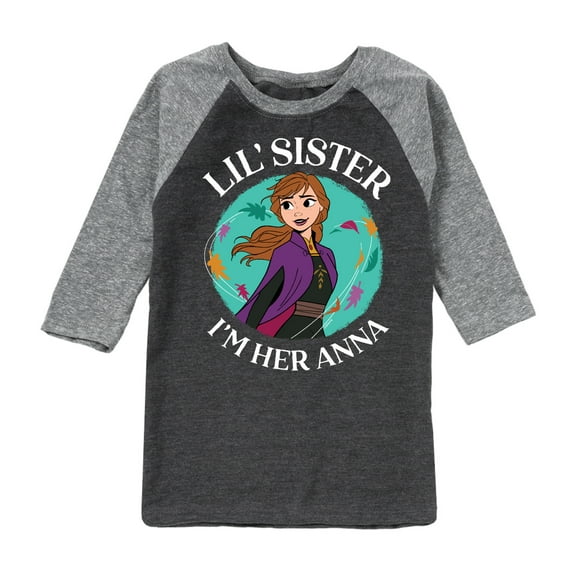 Frozen 2 - Sister Anna - Toddler And Youth Raglan Graphic T-Shirt
