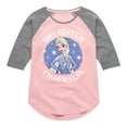 thumbnail image 1 of Frozen 2 - Sister Elsa - Toddler And Youth Girls Raglan Graphic T-Shirt, 1 of 5