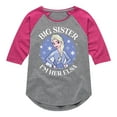 thumbnail image 1 of Frozen 2 - Sister Elsa - Toddler And Youth Girls Raglan Graphic T-Shirt, 1 of 4