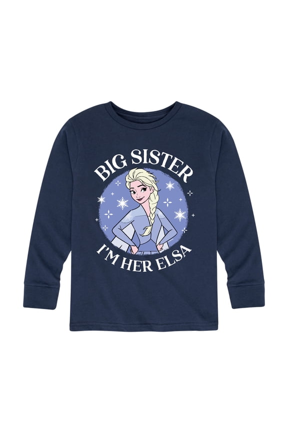Frozen 2 - Sister Elsa - Toddler And Youth Long Sleeve Graphic T-Shirt